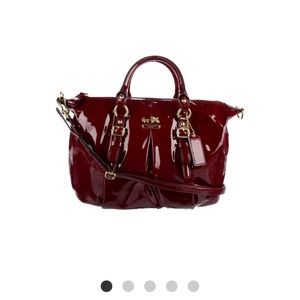 Coach 1941 Patent Leather Shoulder Bag